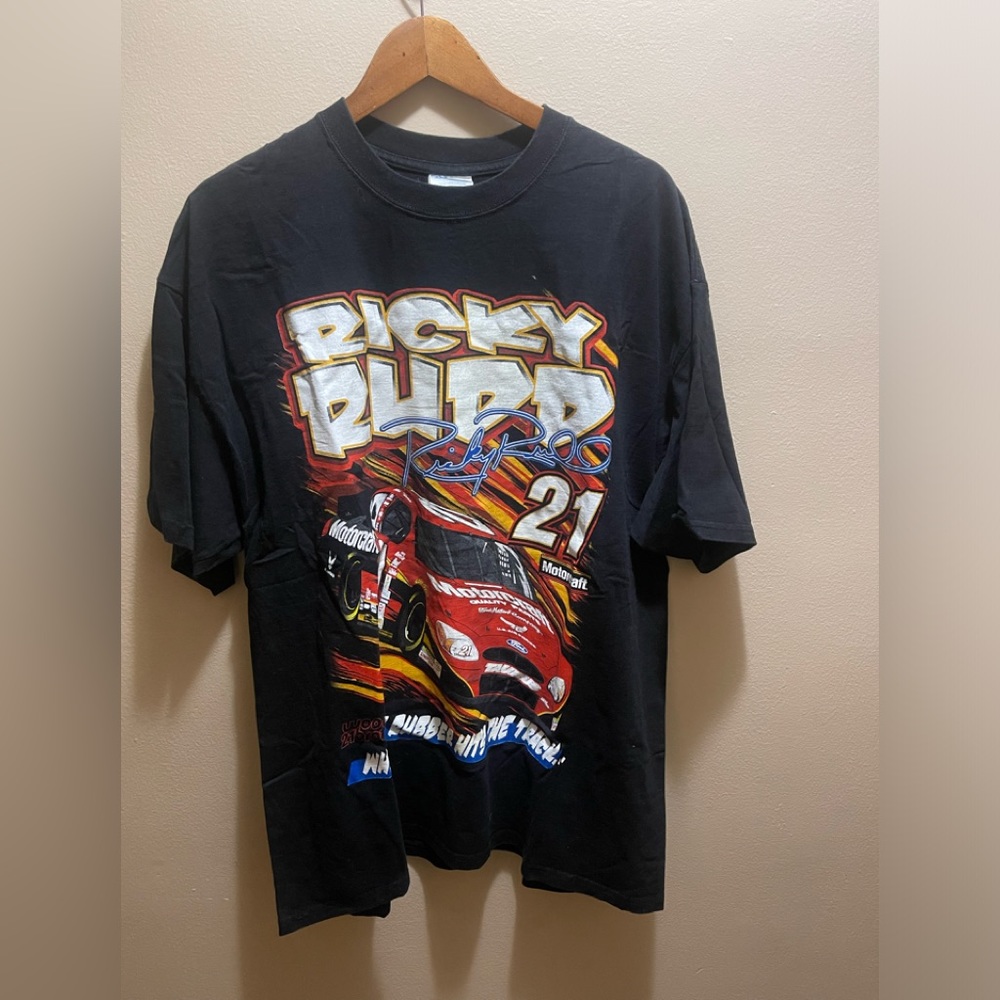 COPY - Vintage 2003 Ricky Rudd Nascar tee on M&OKnits Tag..XXL..24x30…